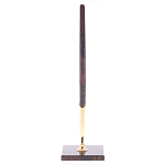 Ручка шариковая на подставке из натурального камня Обсидиан Stone Pens варинант исполнения - 1 | Loft Concept в Санкт-петербурге