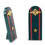 Сувенир Погон МВД из натурального камня змеевик Souvenir Epaulets варинант исполнения - 5 | Loft Concept в Санкт-петербурге