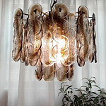 Люстра из круглых стеклянных элементов Vienna варинант исполнения - 6 | Loft Concept в Санкт-петербурге