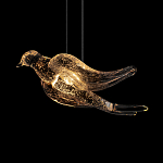 Подвесной светильник с прозрачной стеклянной птичкой Serip Voa варинант исполнения - 7 | Loft Concept в Санкт-петербурге