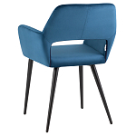 Стул с подлокотниками синий NEASAN STOOL варинант исполнения - 5 | Loft Concept в Санкт-петербурге