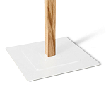 Вешалка с квадратным основанием и 4-мя белыми металлическими крючками Industrial Metal Rust варинант исполнения - 3 | Loft Concept в Санкт-петербурге