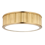 Потолочный светильник с гофрированным абажуром цвета латунь Millennium варинант исполнения - 2 | Loft Concept в Санкт-петербурге