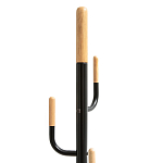 Напольная вешалка из металла и дерева Polly Floor Hanger варинант исполнения - 2 | Loft Concept в Санкт-петербурге