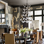 Обои ручная роспись в стиле Арт-деко Symphony Original colourway on Arkose silk dupion варинант исполнения - 2 | Loft Concept в Санкт-петербурге