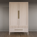 Шкаф платяной Primo с выдвижными ящиками шпон Черный дуб варинант исполнения - 2 | Loft Concept в Санкт-петербурге