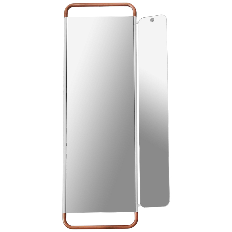 Настенное зеркало White Copper Functional Mirror Зеркало Белый Медь в Санкт-петербурге | Loft Concept 