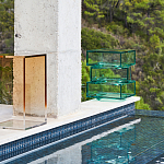 Стол журнальный в форме кубов Acrylic Furniture Lumina Mint Breeze варинант исполнения - 7 | Loft Concept в Санкт-петербурге