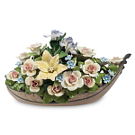 Статуэтка фарфоровая Лодка с цветами Charming Statuette варинант исполнения - 1 | Loft Concept в Санкт-петербурге