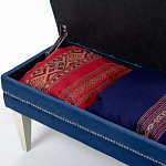 Мягкая банкетка с зоной для хранения Casket Blue варинант исполнения - 4 | Loft Concept в Санкт-петербурге