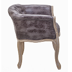 Кресло низкое в стиле прованс Louis French Armchair brown варинант исполнения - 2 | Loft Concept в Санкт-петербурге