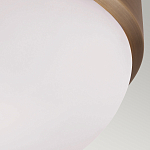 Потолочный светильник круглой формы с белым выпуклым матовым плафоном Feiss варинант исполнения - 4 | Loft Concept в Санкт-петербурге