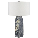 Настольная лампа с корпусом из серого мрамора Breathtaking View варинант исполнения - 4 | Loft Concept в Санкт-петербурге