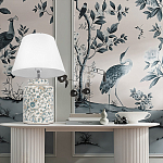 Настольная лампа цилиндрическая с цветочной росписью Lamp Flower Painting варинант исполнения - 6 | Loft Concept в Санкт-петербурге