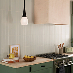 Подвесной светильник каплевидной формы с комбинированным плафоном из стали и белого матового стекла Kichler варинант исполнения - 7 | Loft Concept в Санкт-петербурге