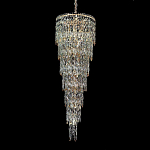 Люстра многоярусная каскадная с хрустальными подвесками Roul Crystal Light варинант исполнения - 4 | Loft Concept в Санкт-петербурге