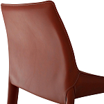 Стул коричневый из искуственной кожи на 4-х ножках Enigma Brown варинант исполнения - 2 | Loft Concept в Санкт-петербурге