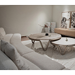 Стол журнальный круглый с узором Table Hypontic Pattern варинант исполнения - 7 | Loft Concept в Санкт-петербурге