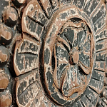 Индийский шкаф с орнаментом резьба из дерева Indian Antique Furniture  варинант исполнения - 4 | Loft Concept в Санкт-петербурге