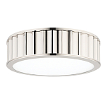 Потолочный светильник с гофрированным серебрянным абажуром Millennium варинант исполнения - 2 | Loft Concept в Санкт-петербурге