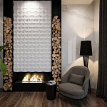 Гипсовая 3D Панель M-38 варинант исполнения - 1 | Loft Concept в Санкт-петербурге