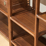 Стеллаж деревянный с полками для хранения Moon Walnut Furniture варинант исполнения - 3 | Loft Concept в Санкт-петербурге