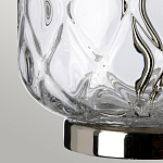 Настольная лампа с цилиндрическим абажуром и прозрачным стеклянным основанием Quintiesse варинант исполнения - 5 | Loft Concept в Санкт-петербурге