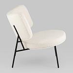 Мини-кресло District Lounge букле белый варинант исполнения - 2 | Loft Concept в Санкт-петербурге