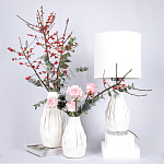 Декоративная ваза белая Мountain waterfall варинант исполнения - 3 | Loft Concept в Санкт-петербурге