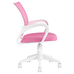 Офисное кресло с основанием из белого пластика Desk chairs Pink варинант исполнения - 3 | Loft Concept в Санкт-петербурге