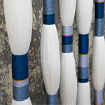 Настенное украшение из нитей Корона с кисточками Crown Wall Hanging варинант исполнения - 2 | Loft Concept в Санкт-петербурге