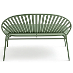Зелёная скамья из стали Goodwin Metal Bench Green варинант исполнения - 3 | Loft Concept в Санкт-петербурге