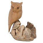 Статуэтка из дерева сова Animals of the World варинант исполнения - 2 | Loft Concept в Санкт-петербурге