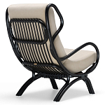 Дизайнерское кресло из ротанга Gio Ponti CONTINUUM D.163.7 BY BONACINA 1889 Armchair варинант исполнения - 8 | Loft Concept в Санкт-петербурге
