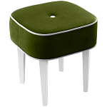 Квадратный мягкий пуф на белых ножках Winton Pouf Square варинант исполнения - 1 | Loft Concept в Санкт-петербурге