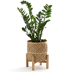 Кашпо на ножках из бамбука Bamboo Decor варинант исполнения - 2 | Loft Concept в Санкт-петербурге