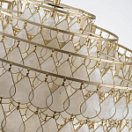 Люстра многоярусная с декором из натуральной морской ракушки Iridescent Light варинант исполнения - 7 | Loft Concept в Санкт-петербурге