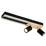 Потолочный светильник черный GAVIN WOOD варинант исполнения - 1 | Loft Concept в Санкт-петербурге