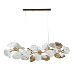 Люстра с белыми и золотистыми цветами G9 Dahlia Flowers Lamp варинант исполнения - 3 | Loft Concept в Санкт-петербурге