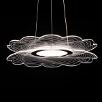 Люстра с прозрачным волнистым плафоном в форме цветка Ethereal Bloom варинант исполнения - 6 | Loft Concept в Санкт-петербурге