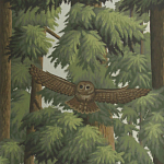 Обои ручная роспись Redwoods Colourway SC-281 on scenic paper варинант исполнения - 2 | Loft Concept в Санкт-петербурге