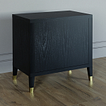 Прикроватная тумбочка с полкой Elsa Dreams Black варинант исполнения - 4 | Loft Concept в Санкт-петербурге