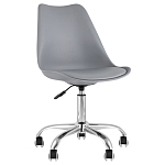 Офисный стул на металлическом основании EGGERY Grey варинант исполнения - 1 | Loft Concept в Санкт-петербурге