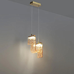 Подвесной светильник волнистой формы из фактурного стекла Wave варинант исполнения - 4 | Loft Concept в Санкт-петербурге