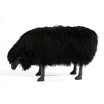 Банкетка Овечка черная Sheep Bench Black head down варинант исполнения - 1 | Loft Concept в Санкт-петербурге