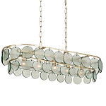 Люстра овальной формы с каскадом из декоративных элементов Harmony of Light варинант исполнения - 2 | Loft Concept в Санкт-петербурге