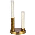 Настольная лампа латунь Dew Drops Tube Brass Table Lamp варинант исполнения - 1 | Loft Concept в Санкт-петербурге