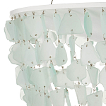 Люстра круглая с каскадом из декоративных элементов Sea Glass варинант исполнения - 2 | Loft Concept в Санкт-петербурге