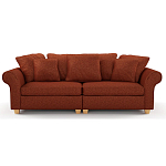 Мебельная ткань Шенилл терракотовый цвет 138 см T4-44 варинант исполнения - 4 | Loft Concept в Санкт-петербурге