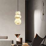 Подвесной светильник с фигурными плафонами Stone Triad варинант исполнения - 4 | Loft Concept в Санкт-петербурге